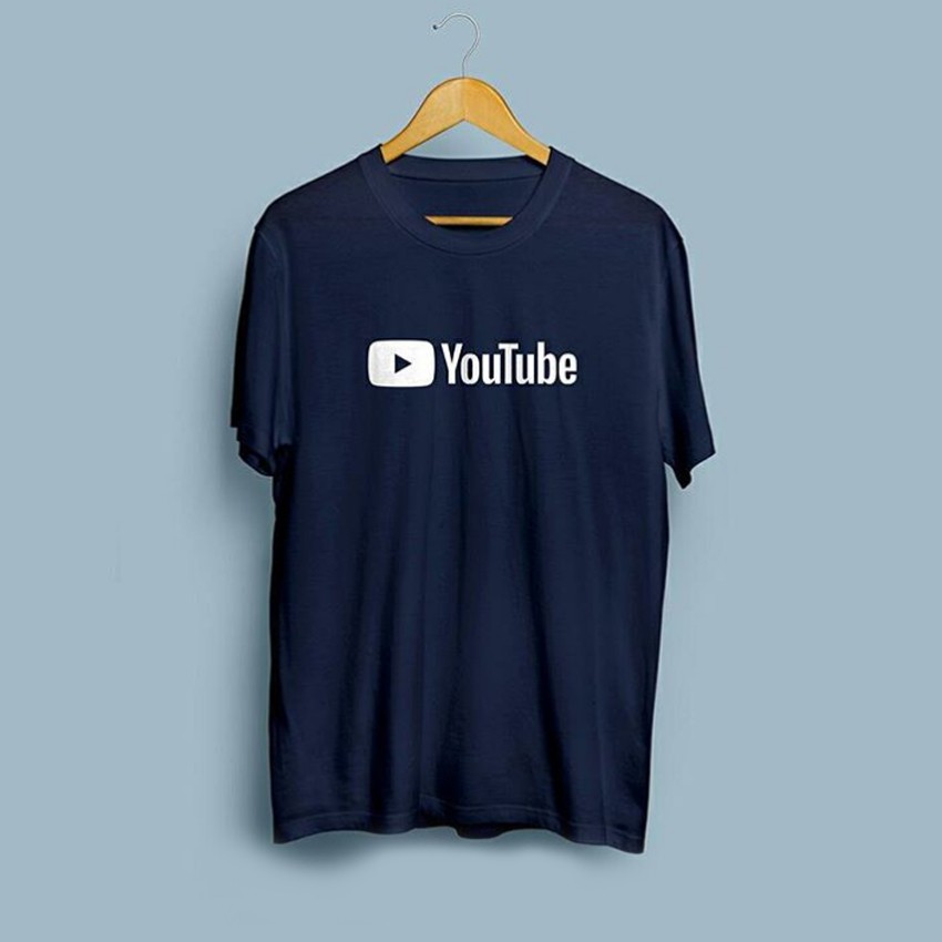 Brother Store Kaos Logo Youtube 04  White  - Black Premium