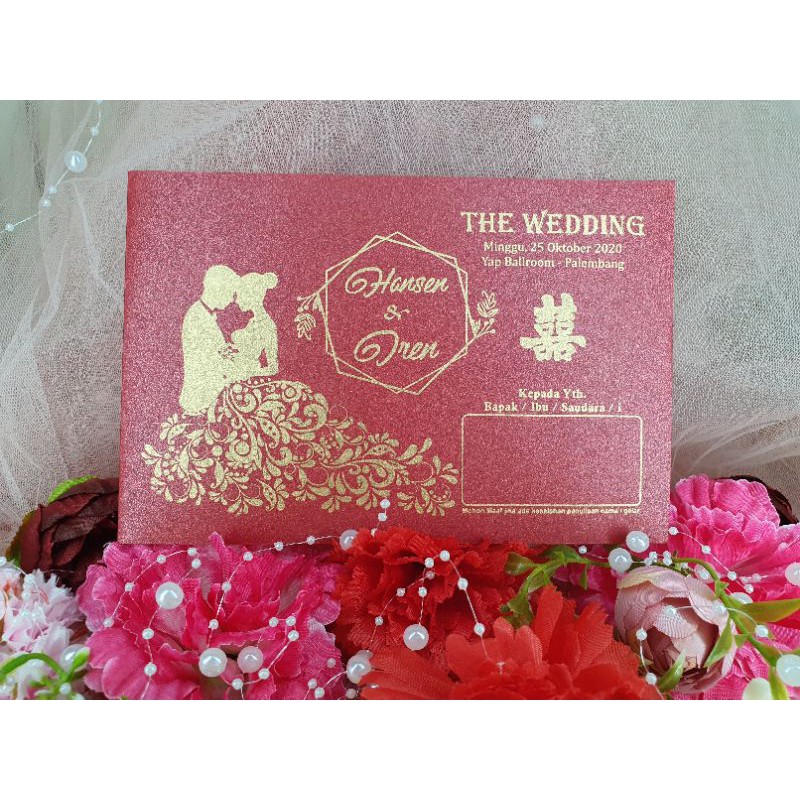 Kartu undangan (Wedding Card) sablon