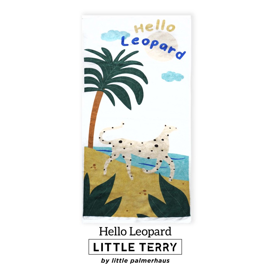 Little Palmerhaus - LITTLE TERRY TOWEL (Handuk Bayi)-Hello Leopard