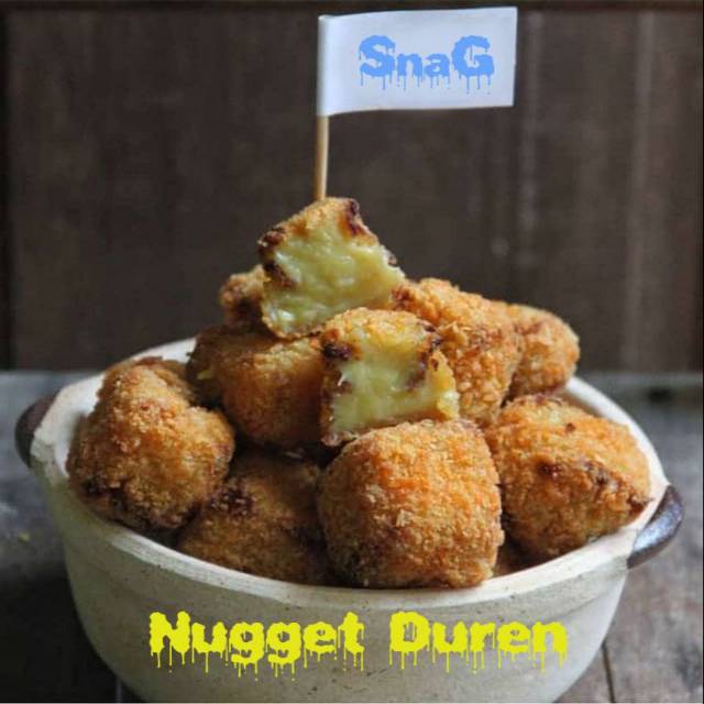 

Cemilan kekinian Nugget Duren