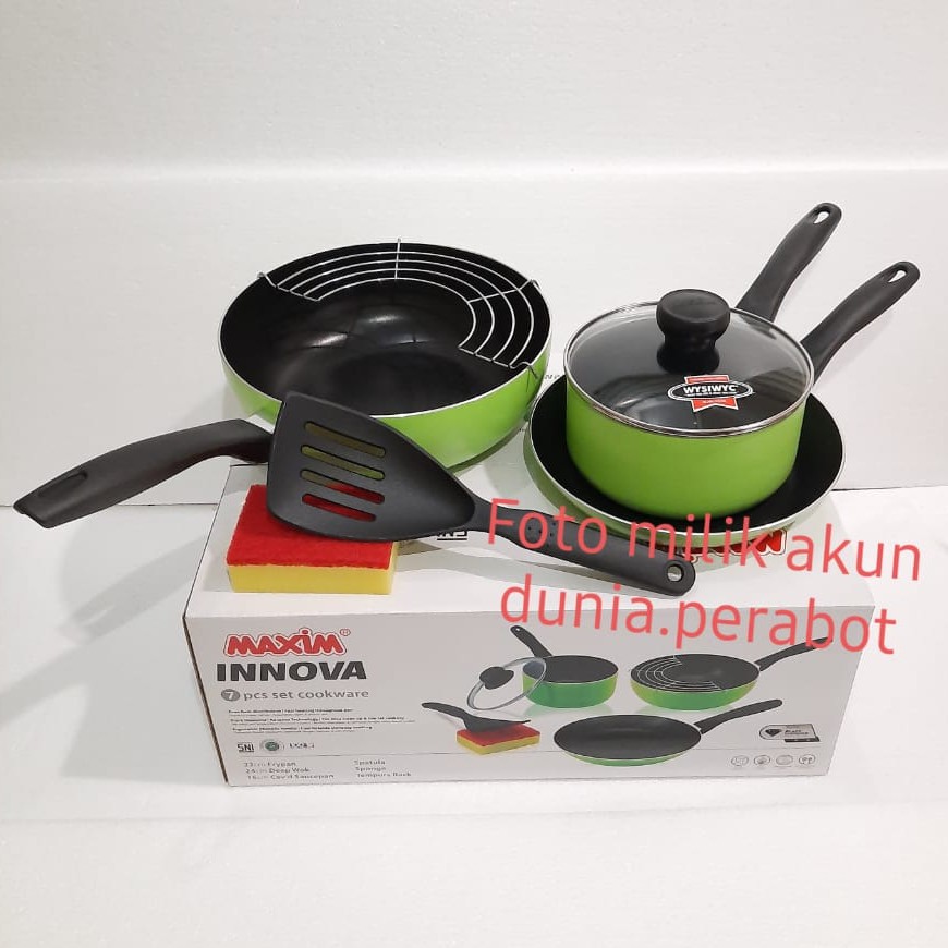 Panci Maxim Innova 7 Pcs Set Cookware | Maxim Panci Set Inova 7 Pcs