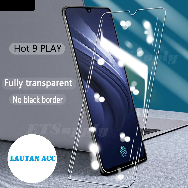 Infinix Hot 9 Play Tempered Glass Kaca Bening Anti Gores TG Infinix Hot 9 Play