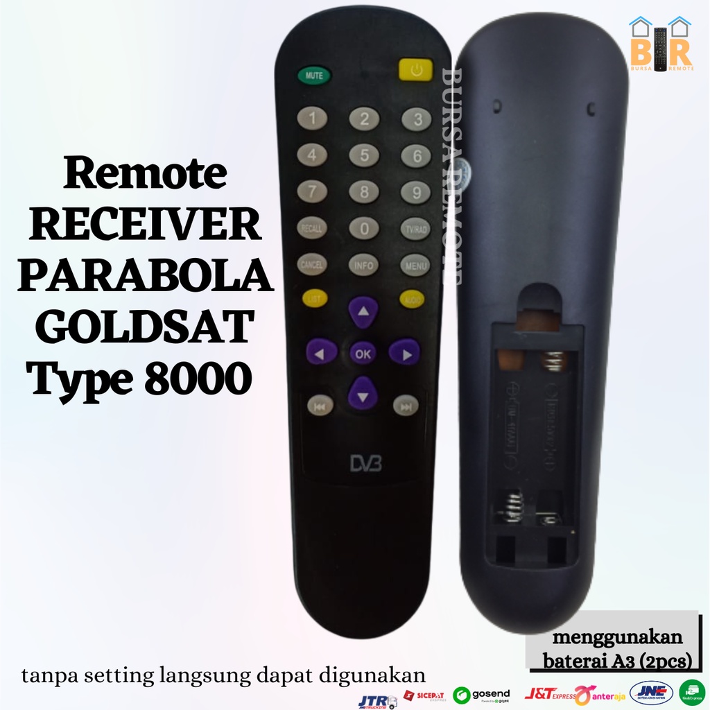 Remote RECEIVER / PARABOLA GOLDSAT 8000  ECERAN Dan GROSIR