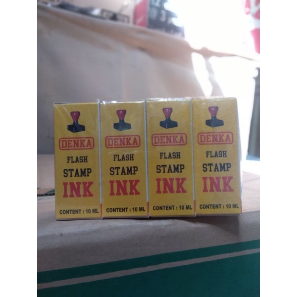 Tinta Stampel Denka Flash Stamp Ink 10 ml