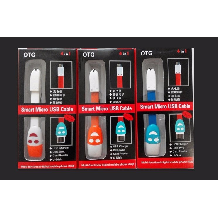 OTG 4 IN 1 SMART MICRO USB CABLE