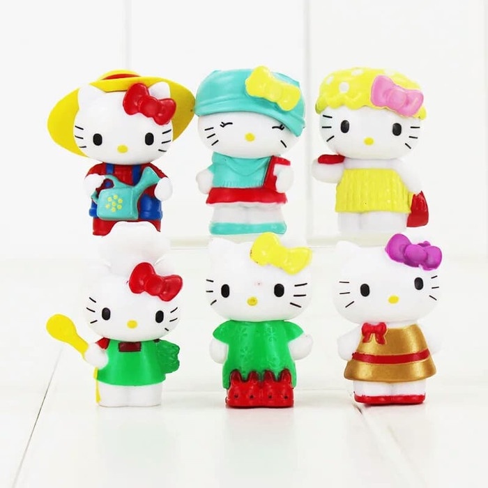 VIOLAKINGDOM Figure Hello Kitty / Topper Kue Hello Kitty / Topper Cake Hello Kitty