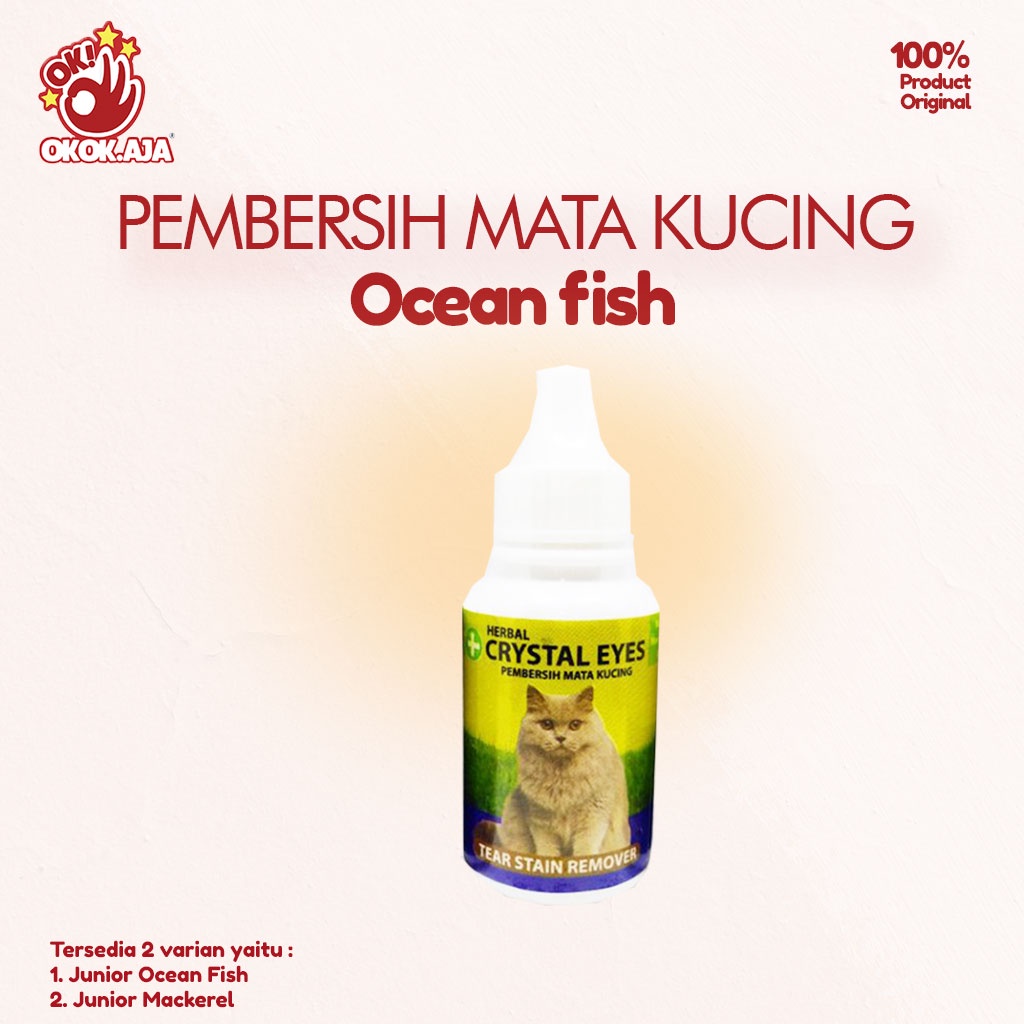 Crystal eyes cat herbal pembersih mata kucing belek kotor iritasi