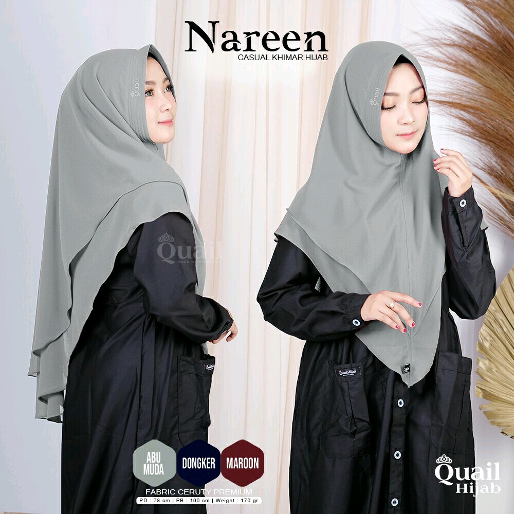 Nareen Quail Hijab Ori Murah