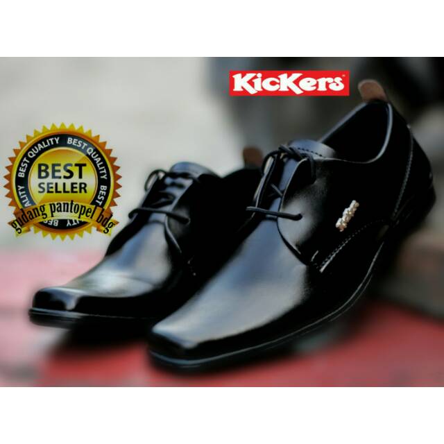 Sepatu Kickers Casual Formal Santai Kantor Kuliah Kerja Dinas Pantofel Vantopel PDH PDL Dishub Polri