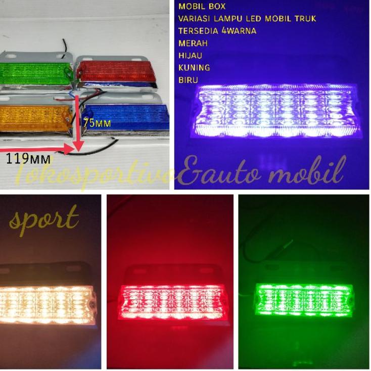 Kekinian Lampu LED bak truck box 24volt Variasi lampu LED truck mobil box elf fuso kotak LED dny 91 