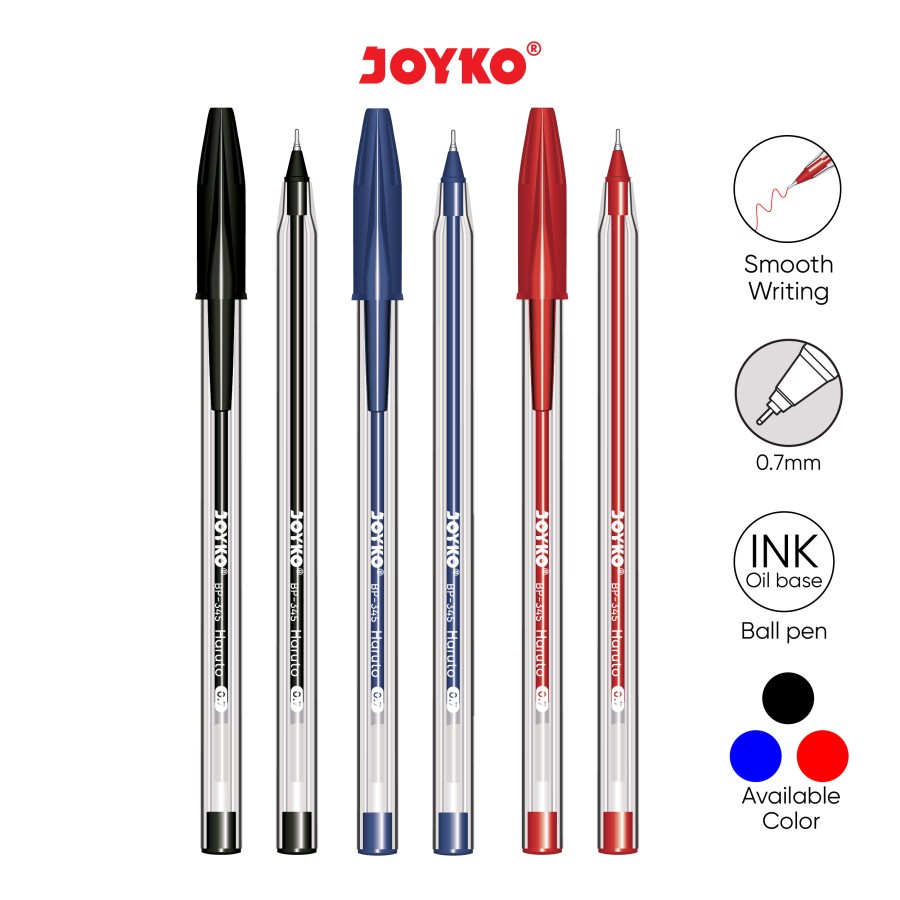 

Ball Pen Pulpen Pena Joyko BP-345 Haruto 0.7 mm