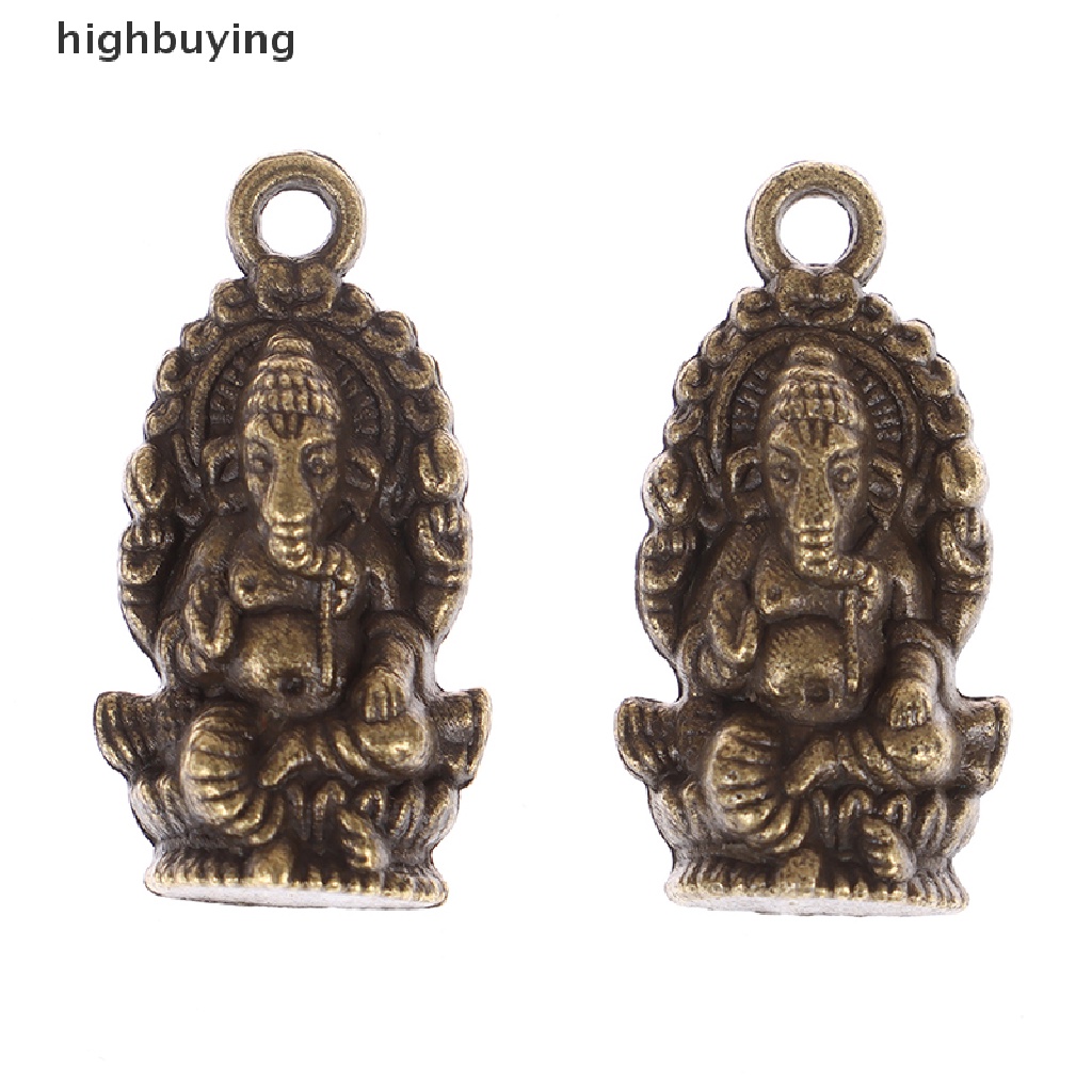 Hbid 10pcs Liontin Bahan Alloy Desain Budha Gaya Thailandantik Menarik Untuk Perhiasan Diy Charms