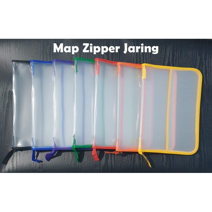 

Map Zipper Jaring Folio
