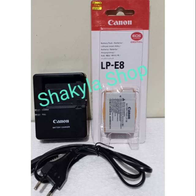 Baterai Camera Canon Eos 600D + Charger