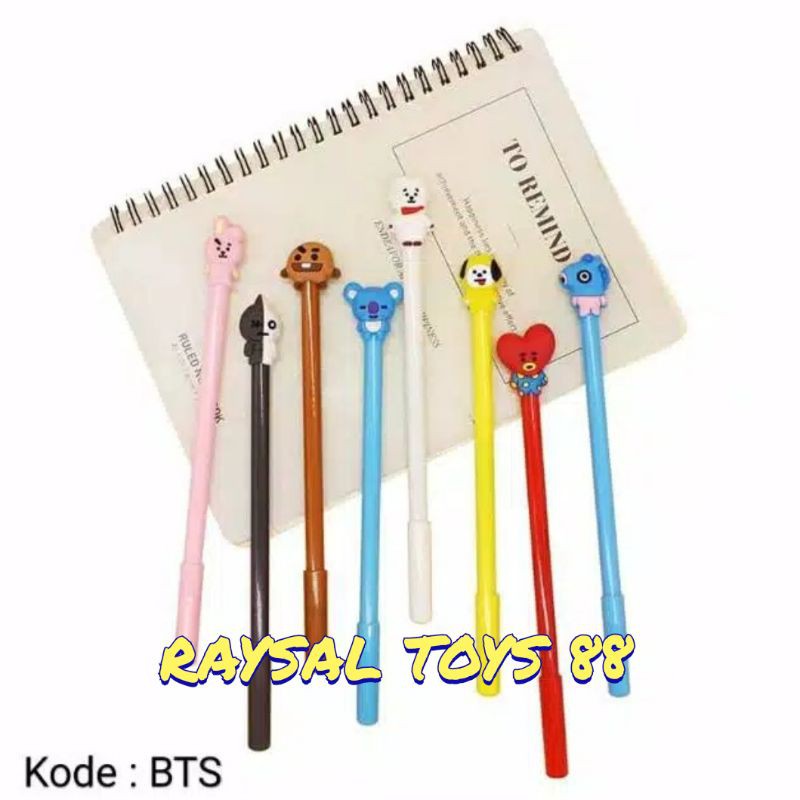 

pulpen bt 21 / bolpoint karakter K-Pop Bt 21