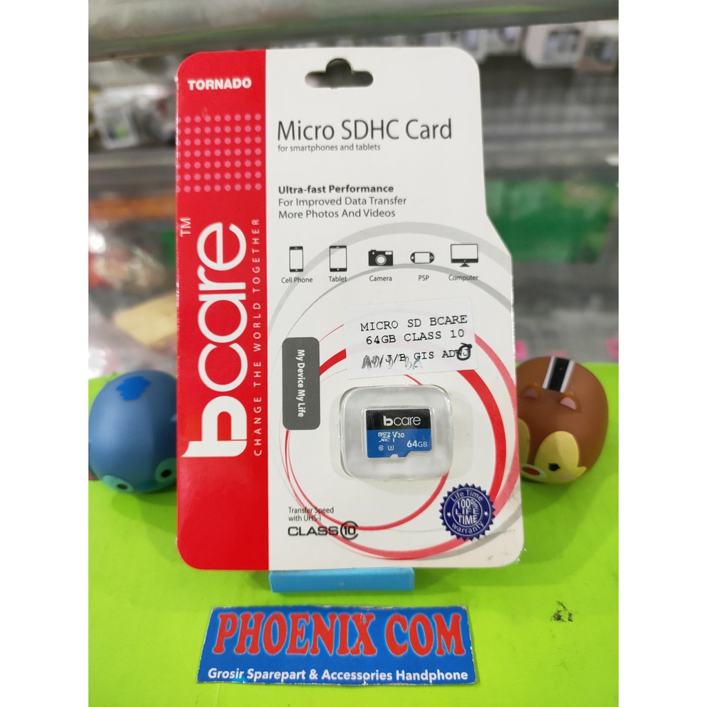 MICRO SD BCARE 64GB CLASS 10