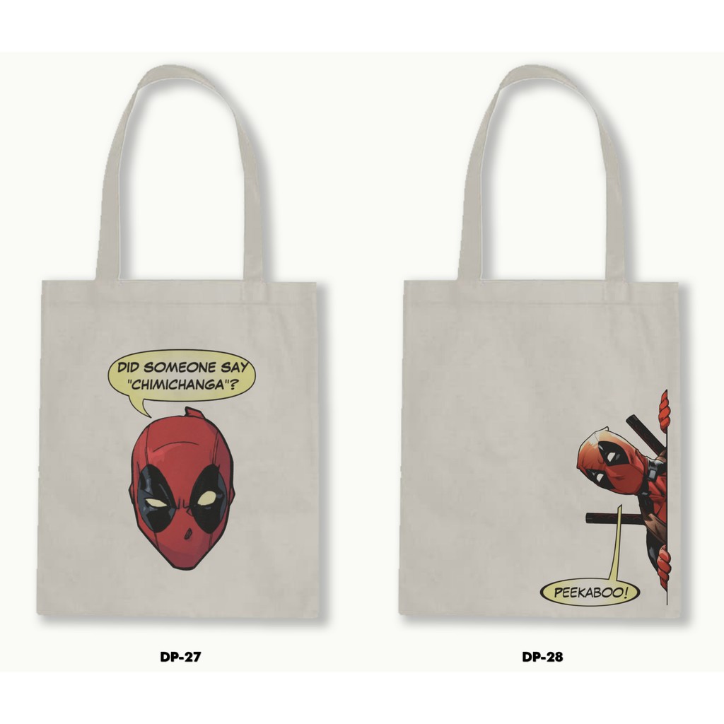 TOTE BAG BLACU - DEADPOOL .02