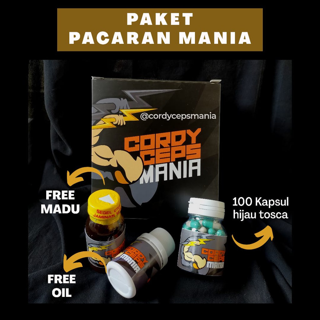 VITAMIN STAMINA PRIA CORDYCEPS PAKET PACARAN MANIA