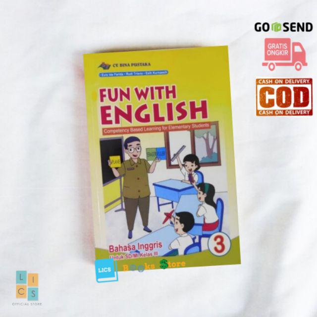 Buku SD Bahasa Inggris Kelas 1 2 3 4 5 6 Fun With English Bina Pustaka 