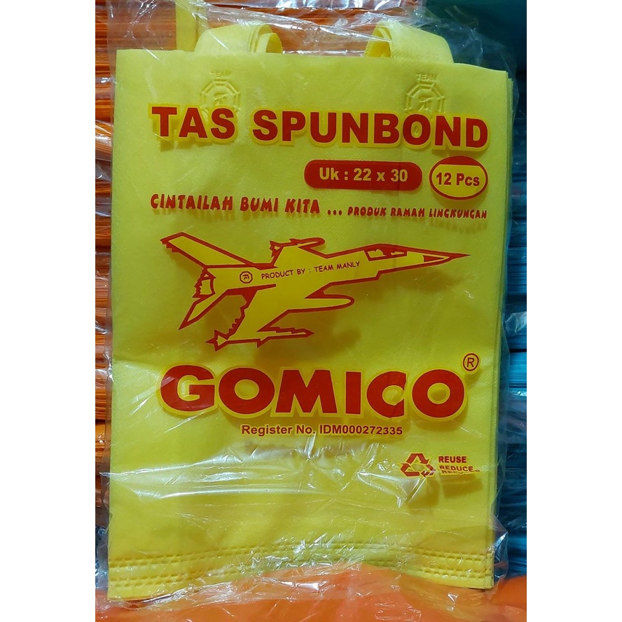 goodie bag Handle uk 22x30x7 harga 1pcs / Goodie Bag / Tas kain polos