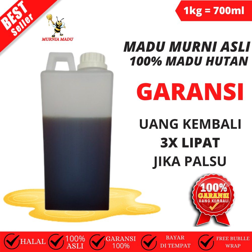 

Madu Asli 100% Murni Multiflora Sumbawa 1 kg - Madu Murni Hutan 1 kg Asli