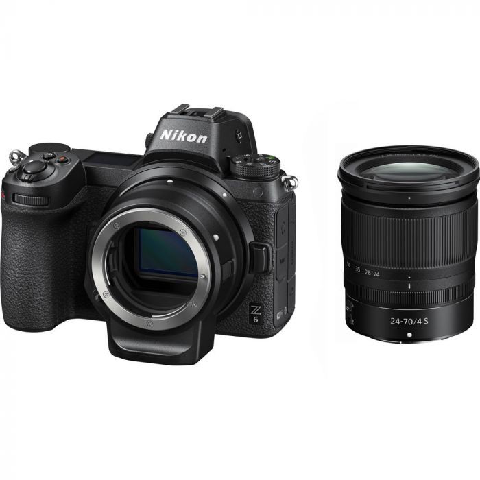 Nikon Z6 Z 6 24-70mm 24-70mm and FTZ KIT Mirrorless Camer