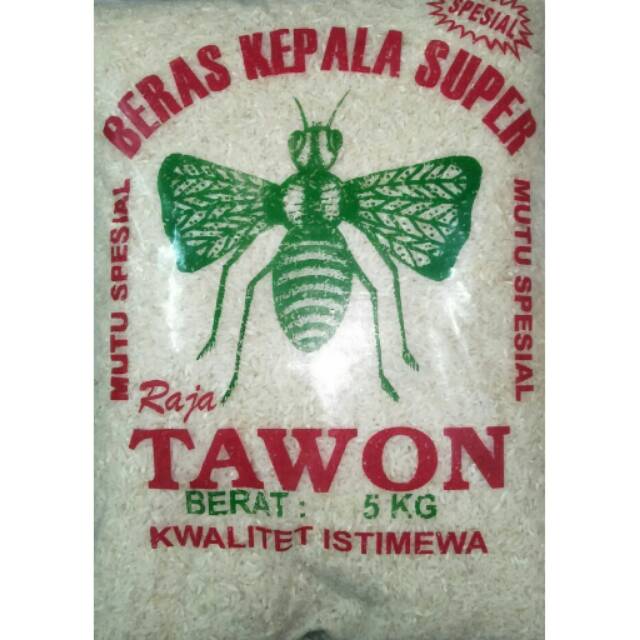Beras Kepala Super Cap Raja Tawon Kemasan 5 Kg Indonesia