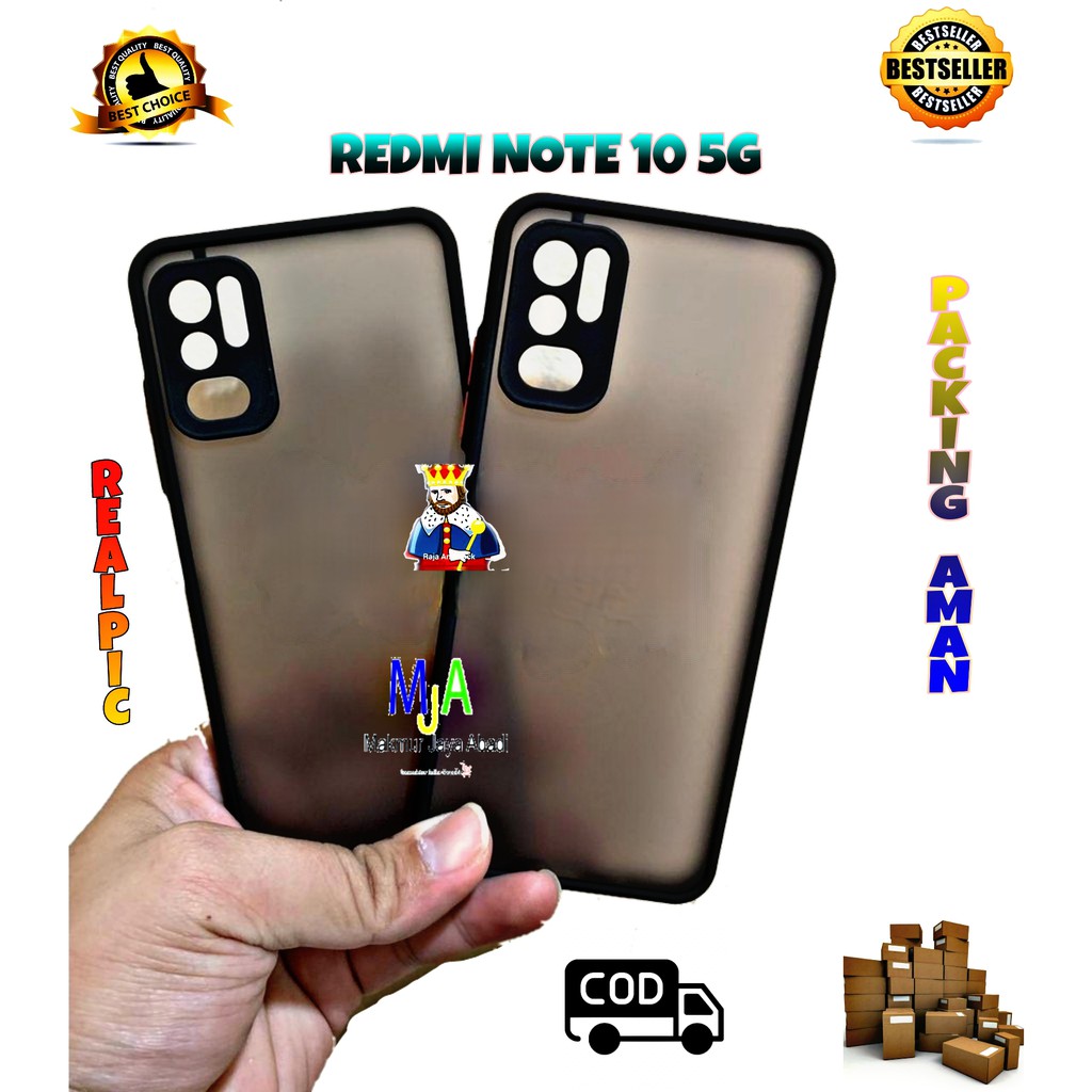 SOFTCASE XIAOMI REDMI NOTE 10 5G - CASE MATTE FULL COLOUR MY CHOICE BUMPER CASE PELINDUNG KAMERA
