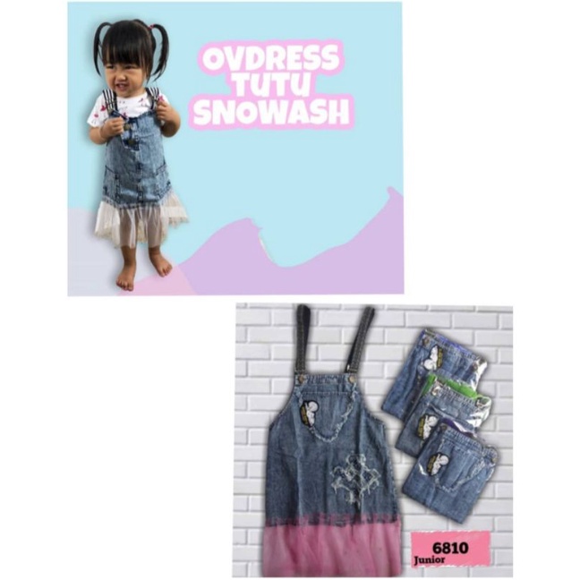 OVERALL JEANS TUTU ANAK