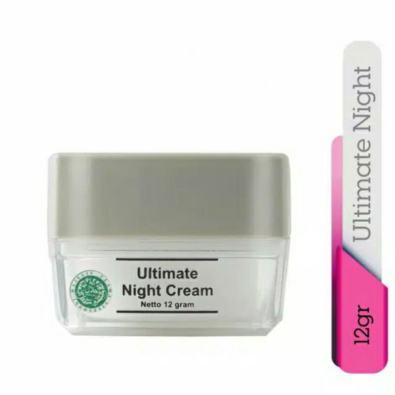 Ms Glow Ultimate Night Cream - Krim Flek Wajah Malam hari