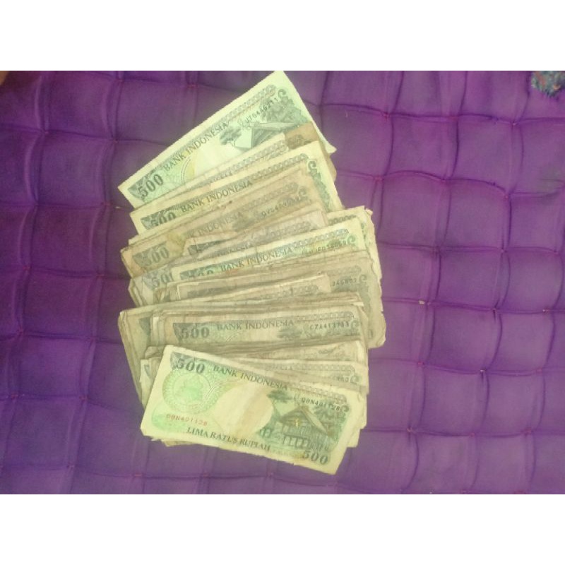 500 rupiah orang utan 100 lembar