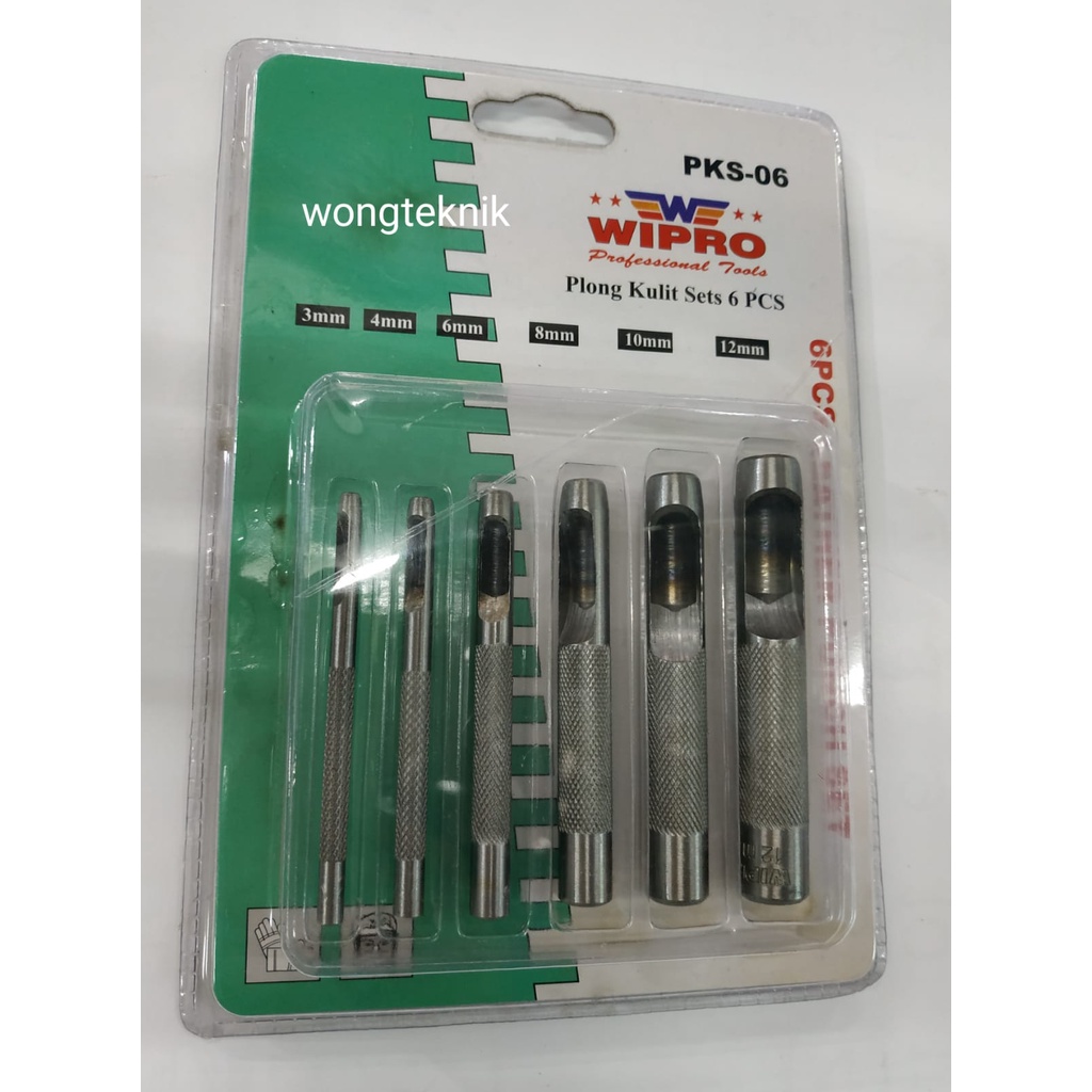 plong kulit set 6pcs wipro