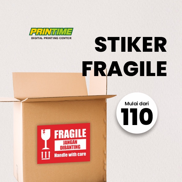 

STIKER FRAGILE - OLSHOP - LABEL PENGIRIMAN / LABEL FRAGILE - PRINTIME