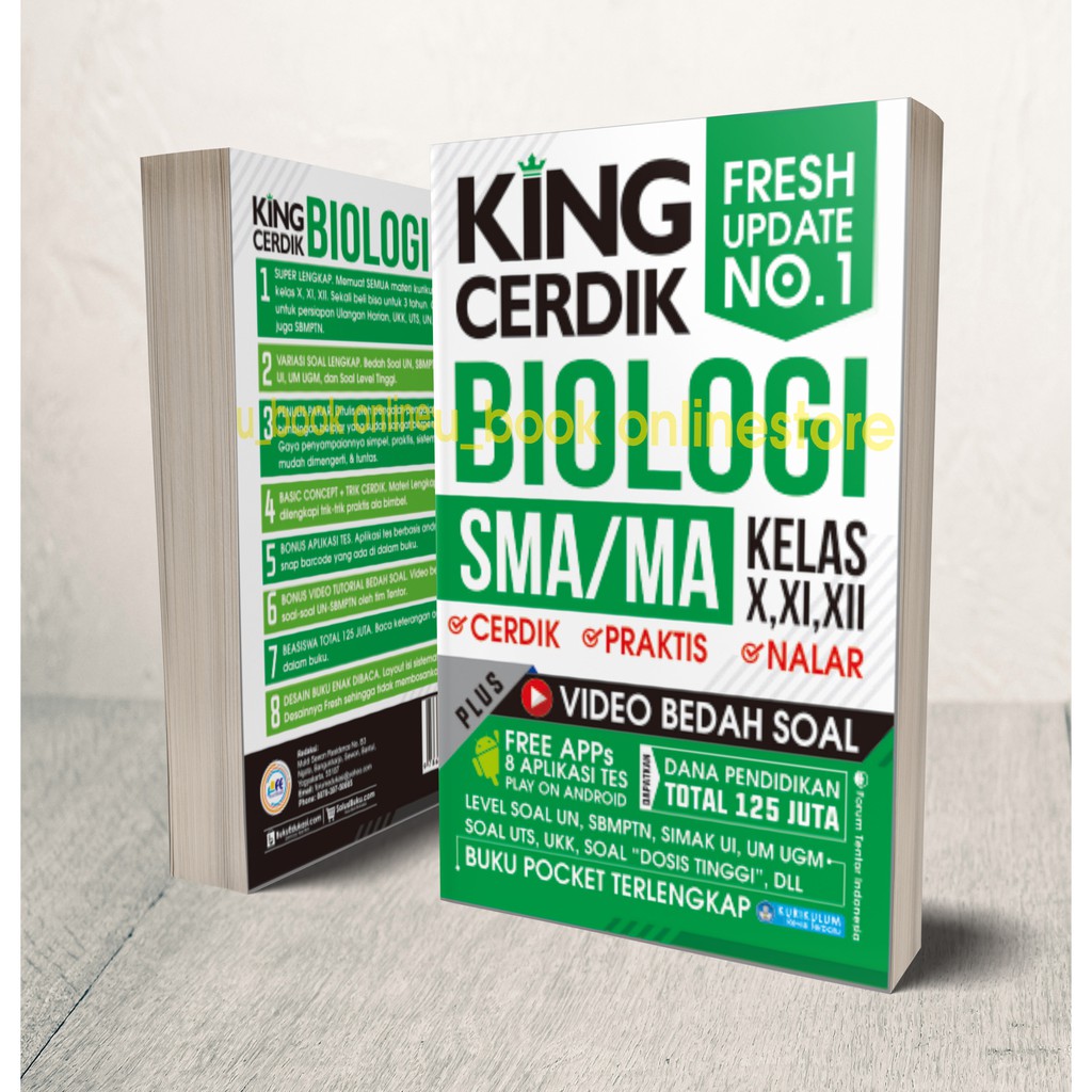 BUKU KING CERDIK BIOLOGI SMA (ORIGINAL BOOK)