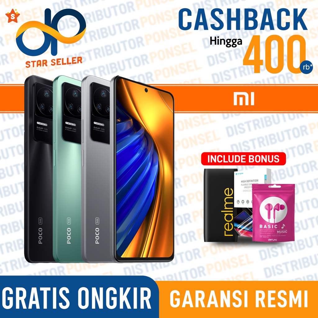 Xiaomi Poco F4 GT 5G 12/ 256GB 8/256GB 6/128GB Garansi Resmi Not Xiaomi Poco F3