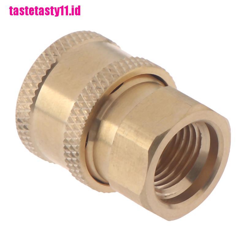 1 Pc 1 / 4 &quot;Female NPT Female Bahan Kuningan Untuk Tekanan