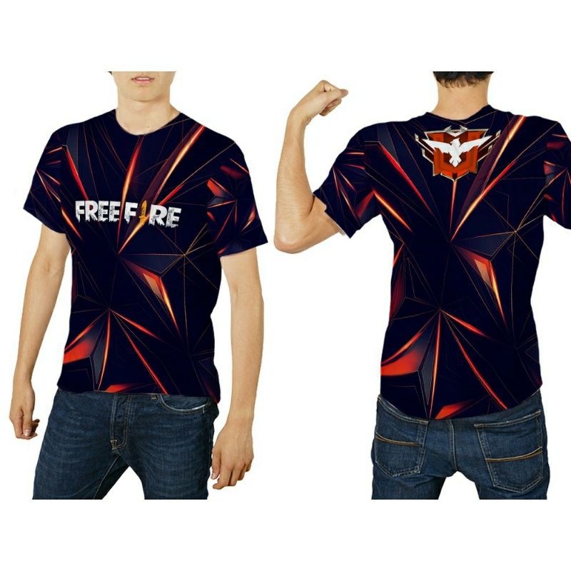 Kaos Jersey Gaming E-sport Free Fire Custom Full Print