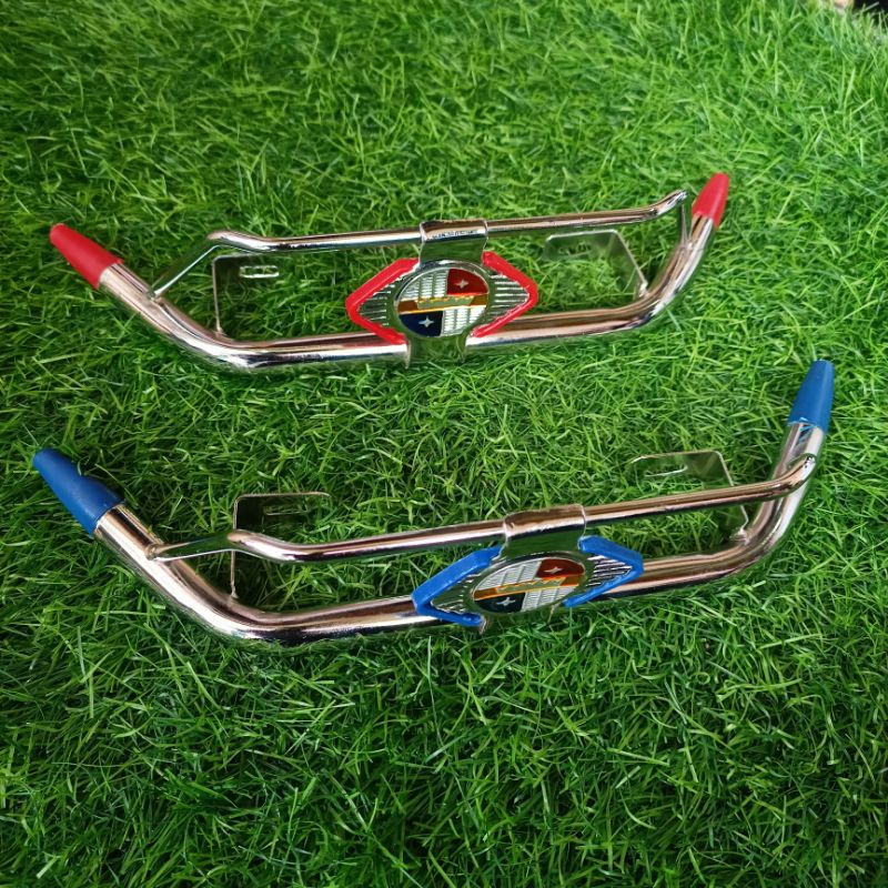 Bemper bumper belakang vespa super sprint bajaj vbb crome