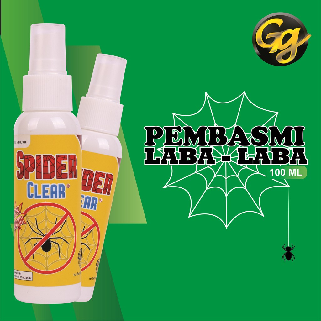 Spider Clear Membasmi tuntas laba  laba  dan segala bentuk 