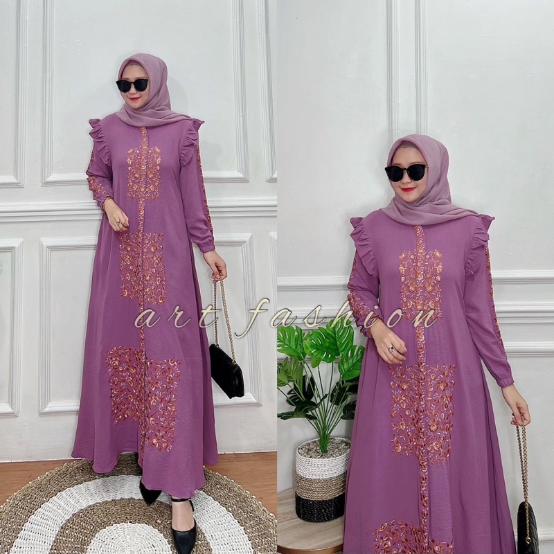 GAMIS DRESS CRINKLE BY ART FASHION