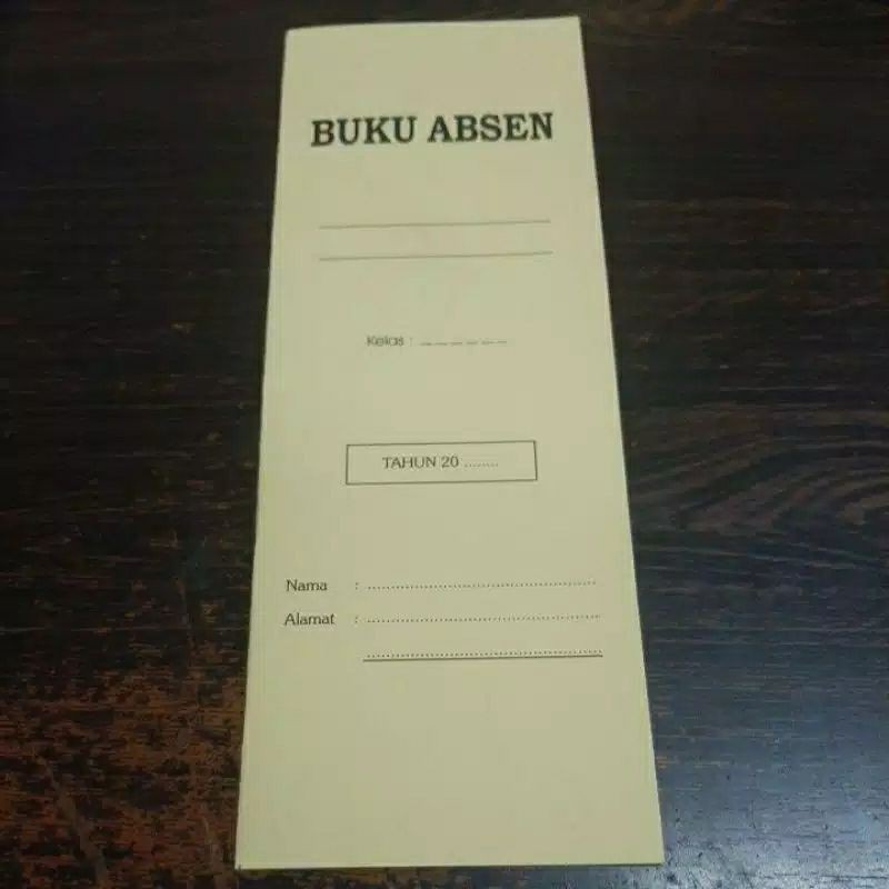 Buku Absen Siswa 50 Siswa Absensi Murid | Shopee Indonesia