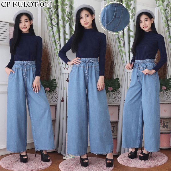 CELANA JEANS WANITA KEKINIAN OOTD KOREA STYLE
