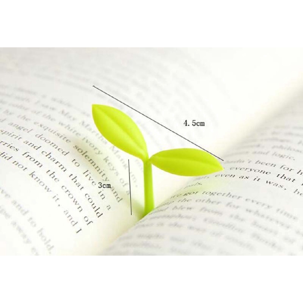 Pembatas Buku Bentuk Kecambah Kawaii Untuk Sekolah / Kantor