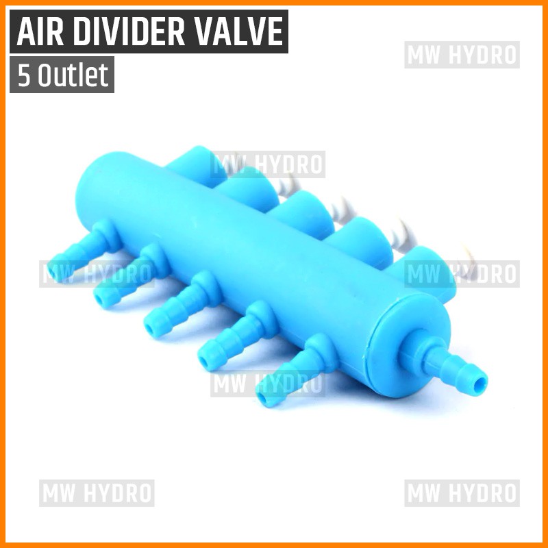 Air Divider Valve 5 Way, Keran Pembagi Udara Aerator Cabang 5