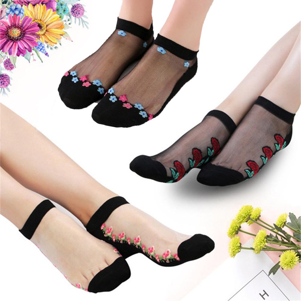  Kaos  Kaki  Ankle Bahan Katun Ultra Tipis Transparan  Elastis 