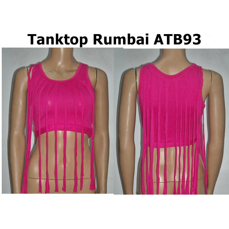 Tanktop Senam model rumbai kode ATb 93