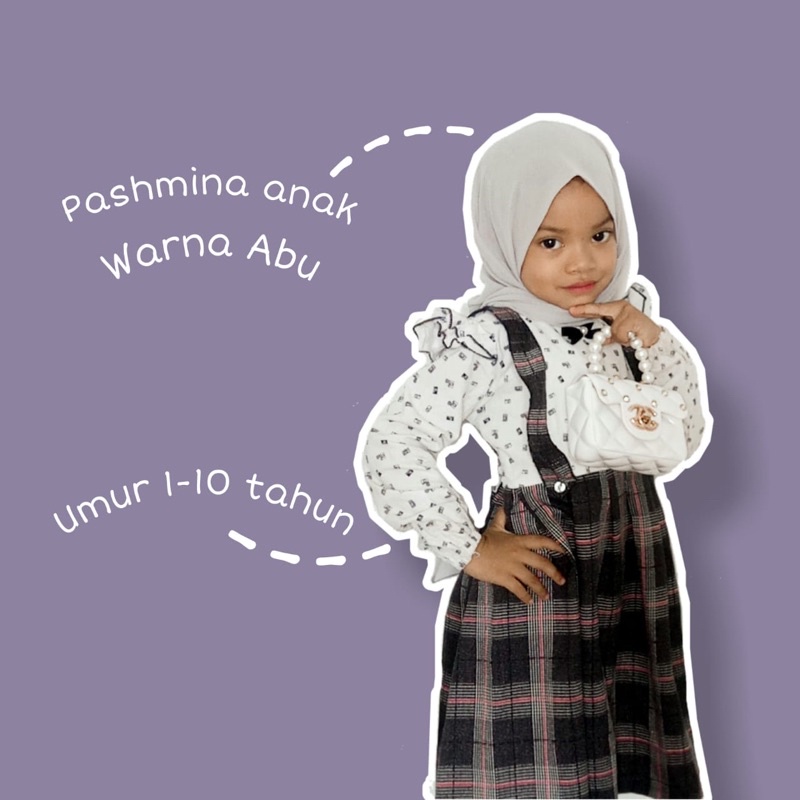 Pasmina anak / pashmina anak / jilbab anak perempuan