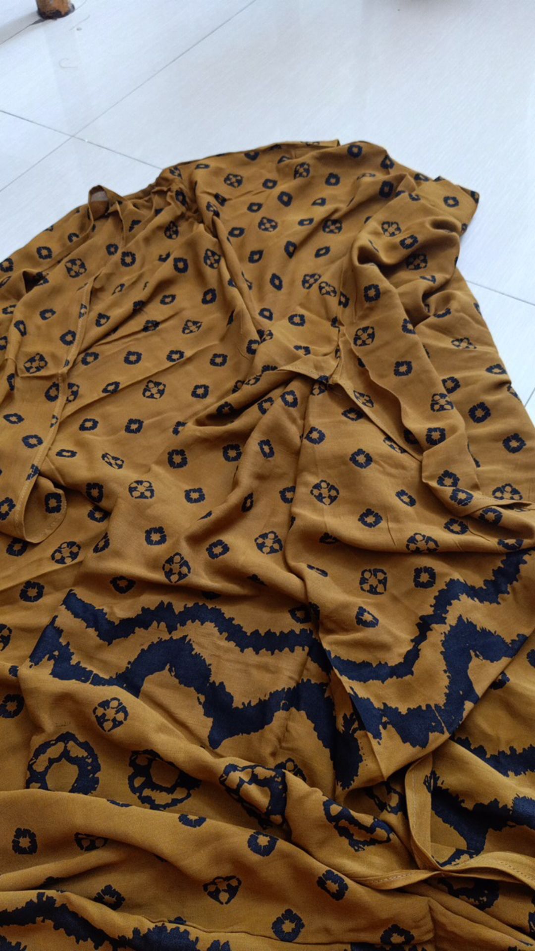 Simifashion Kaftan Batik Bahan Paris Motif Batik Solo Asli Premium Fit Jumbo