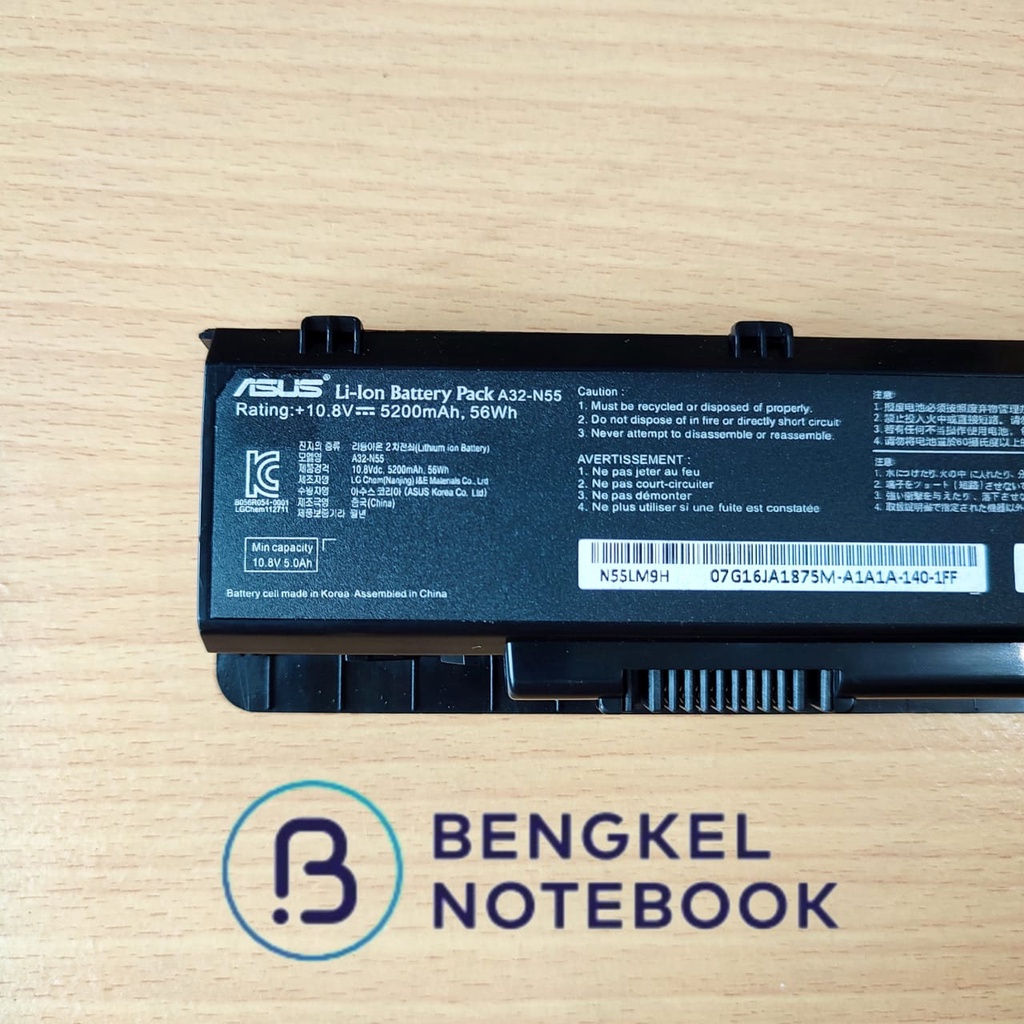 Baterai Asus N45 N45E N45F N45J N45JC N45S N45SL N45SN N45SV N55 N55E