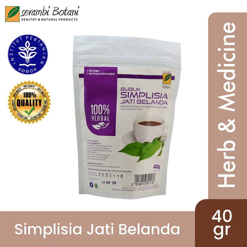 

Simplisia Jati Belanda Serambi Botani